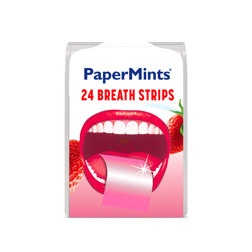 Paper Mints Strips φράουλα x24