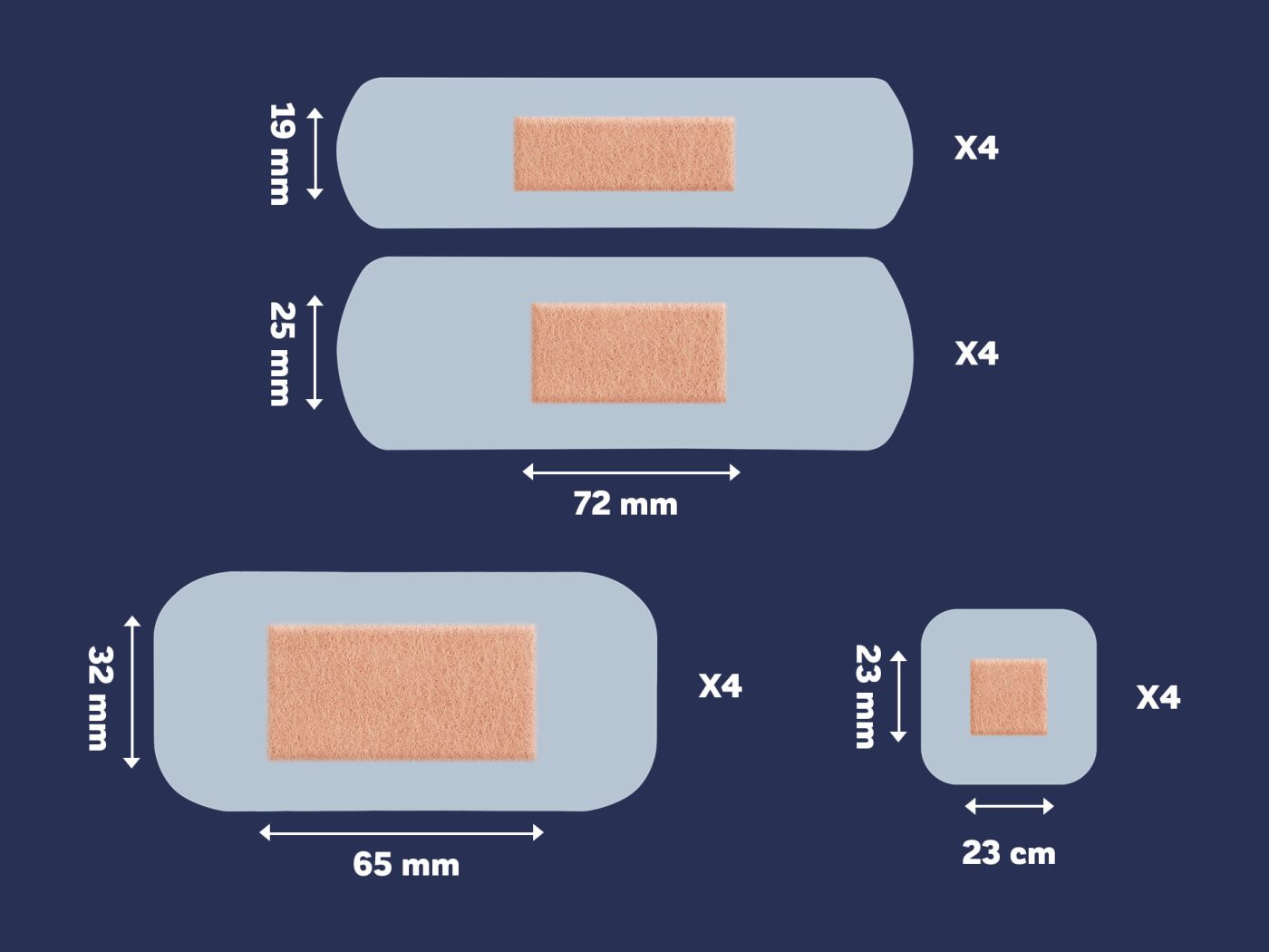 Salvequick Aqua Block 16pcs