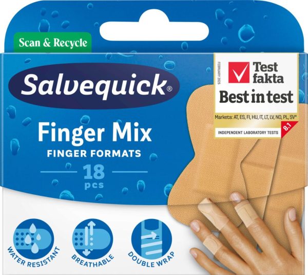 Salvequick Finger Mix 18pcs