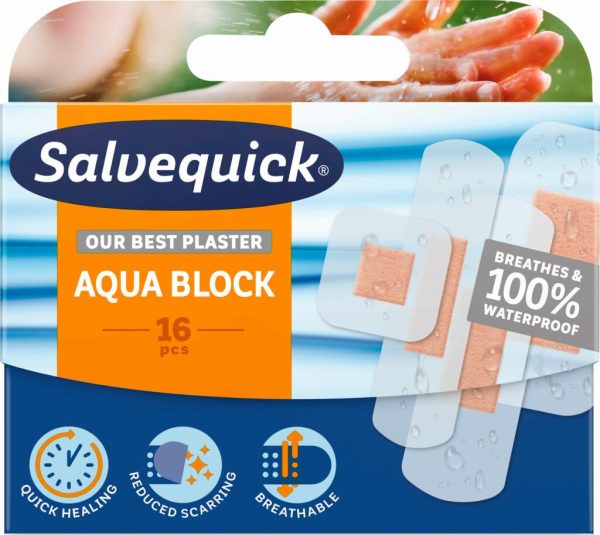 Salvequick Aqua Block 16pcs