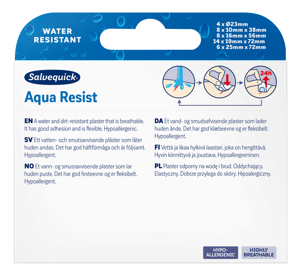 Salvequick Aqua Resist 40pcs