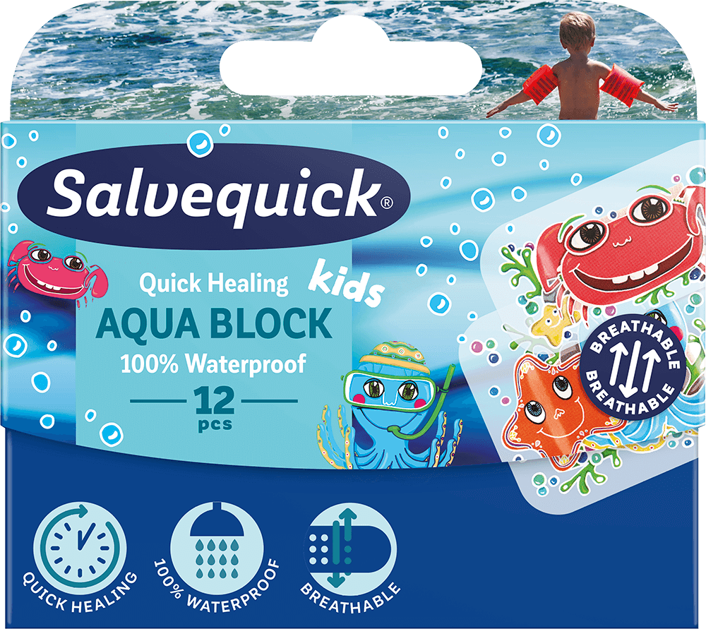 Salvequick Aqua Block Kids 12pcs