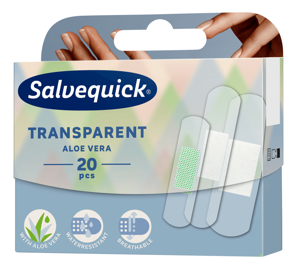 Salvequick Transparent Aloe Vera 20pcs