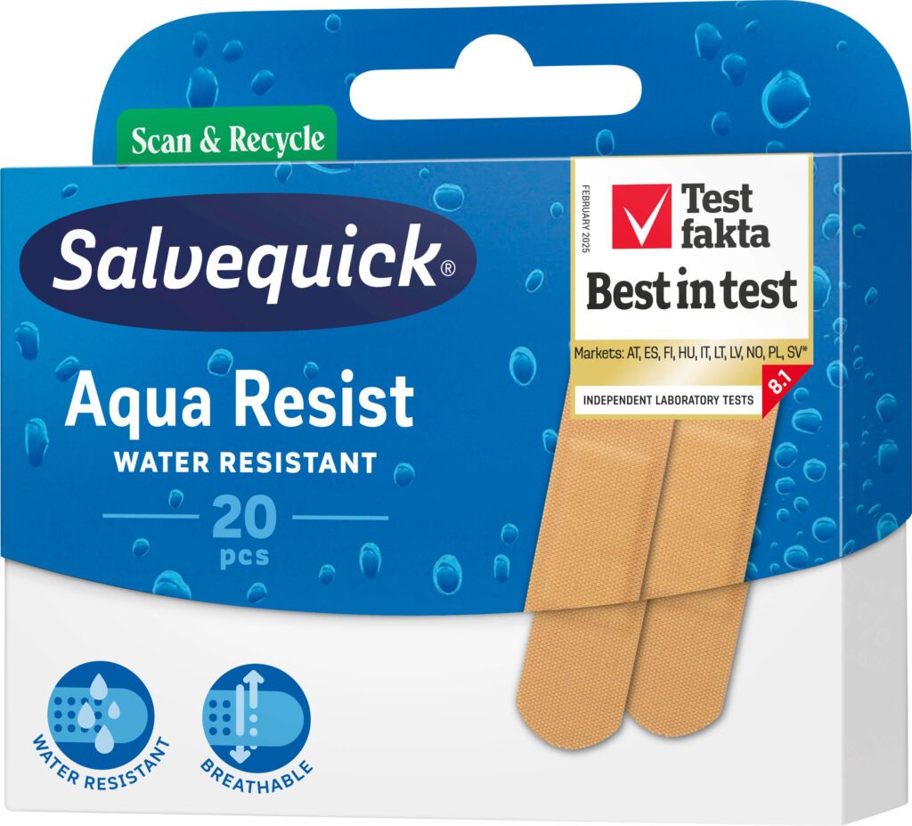 Salvequick Aqua Resist 20pcs