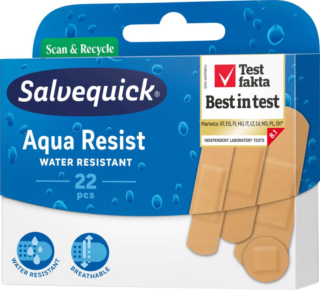 Salvequick Aqua Resist 22pcs