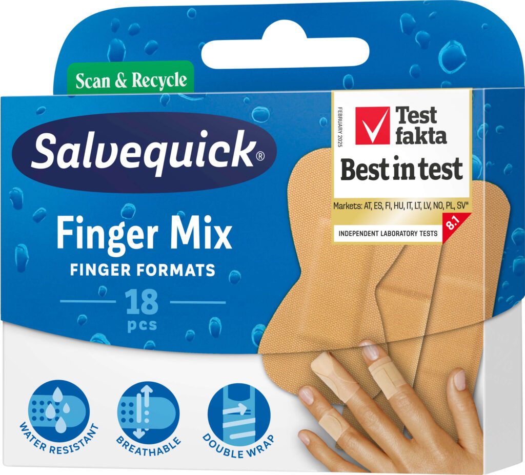 Salvequick Finger Mix 18pcs