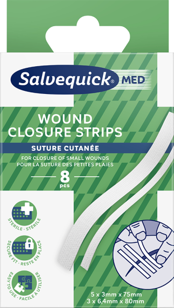 Salvequick Wound Closure Strips 8pcs