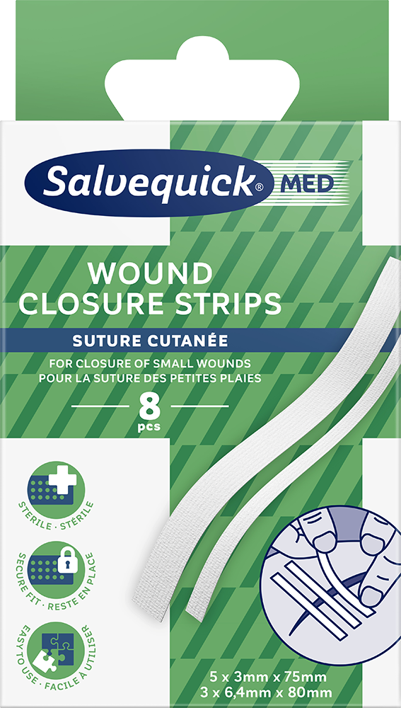 Salvequick Wound Closure Strips 8pcs